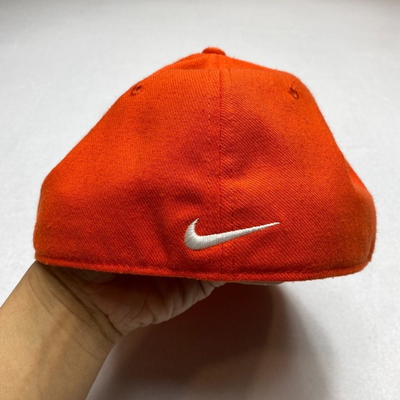 Clemson Tigers Hat Cap Fitted M/L Orange Nike 91 Legacy - Picture 3 of 8